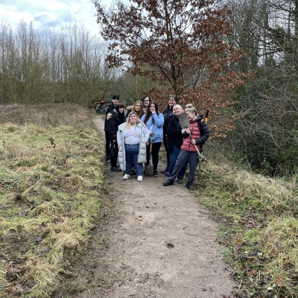 Busy time with help from young volunteers